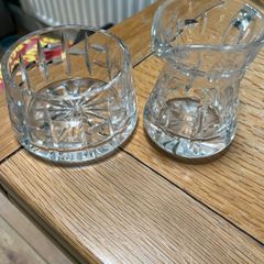 Waterford Crystal jug and sugar bowl