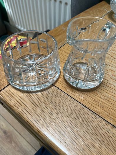 Waterford Crystal jug and sugar bowl