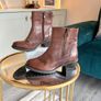 Caprice Brown Leather Ankle Boots Comfort H-Fit Size UK 3.5 / EU 36 Image 9