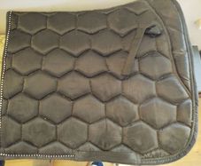 D&c Equestrian saddle pad black