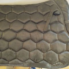 D&c Equestrian saddle pad black