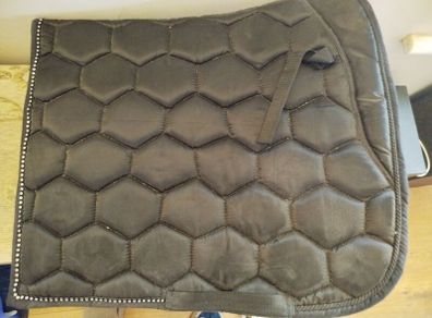 D&c Equestrian saddle pad black