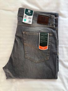 Grey stretch jeans men