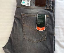 Grey stretch jeans men