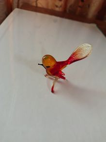 Vintage glass bird