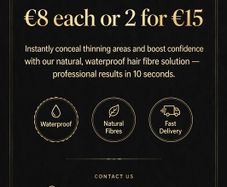 Hair fibre  concealer products