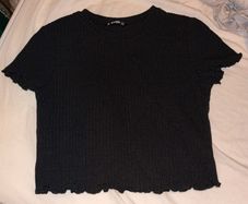 Shein ribbed crop top