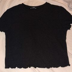 Shein ribbed crop top