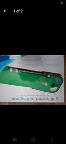 golf chipping net and putting mat