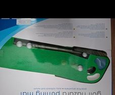 golf chipping net and putting mat