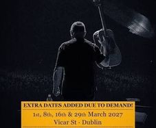 Christy Moore tickets Vicar street