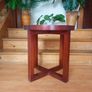( BRAND NEW ). Round Hard Wood End Table Image 6
