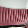 Pink Velvet EZ Living Double Bed Image 3