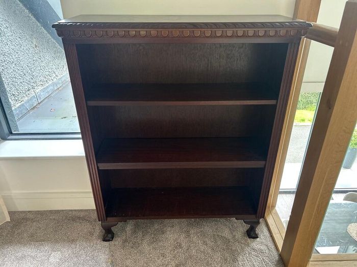 Mahogany bookshelf