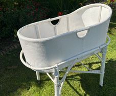 Vintage Lloyd Loom Crib