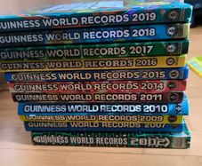 Guinness World Record 11 books each for 3 all for 25