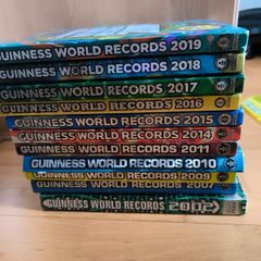 Guinness World Record 11 books each for 3 all for 25