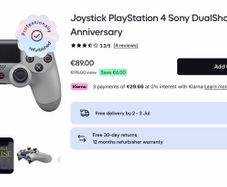 PS4 Official Dual Shock ps4 Grey 20th Anniversary Controller