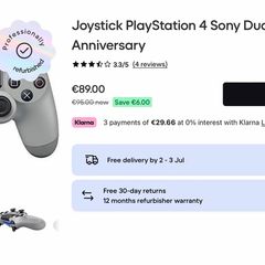 PS4 Official Dual Shock ps4 Grey 20th Anniversary Controller