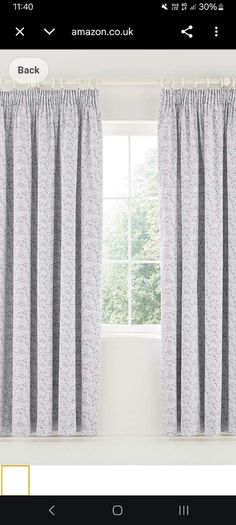 Fable Simone Oxford Grey Lined Curtains measuring 66x72.