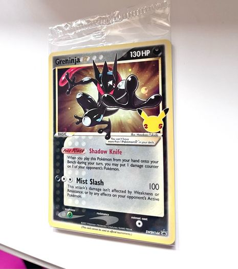 Greninja Gold Star promo 25th Anniversary Celebrations