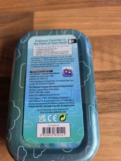 Pokemon Mini tins Sinnoh Paldea