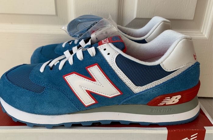 New Balance Men's 574 ML CBR Blue Red Uk 11/us 11.5 Bnib