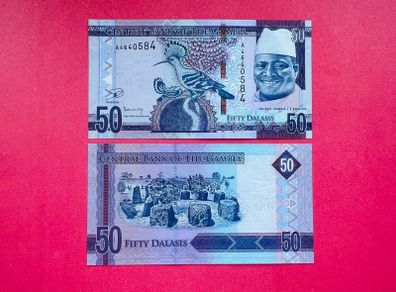 Gambia.  50 Dalasis. 2015   Pick 34 . ( Uncirculated )