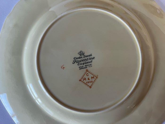 Guinness crown ducal round plate complete set of 6.