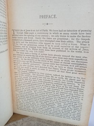 The Christ - The Son of God: A Life of Our Lord and Saviour Jesus Christ by The Abbe Constant Fouard. With an Introduction by His Eminence Cardinal Manning (PT258)