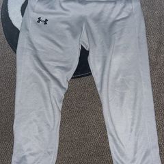 Under Armour Kids Rival Fleece Bottoms Kids XL Crystal White