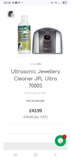 James Ultrasonic Cleaner