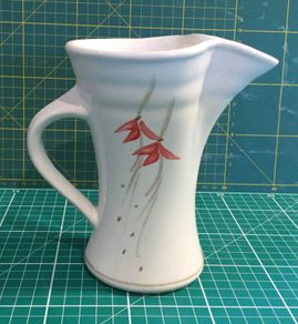 Louis Mulcahy Dearg Design Small Milk Jug & 2 Sugar Bowl