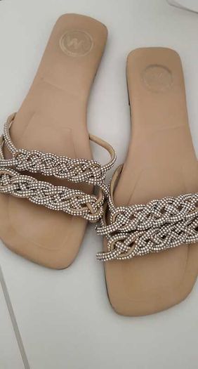 Jewelled sliders Sz 7UK