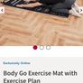 Brand New Body Go Exercise Mat With Exercise Plan - RRP - 20.99 Image 2