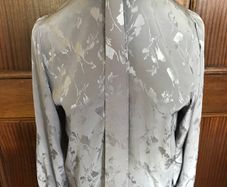 Grey Long Sleeve Blouse- Size 10