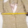 Wallis Beige Light Green Textured Tweed Two-Button Tailored Blazer Jacket 10-12UK/38-40EU Image 8