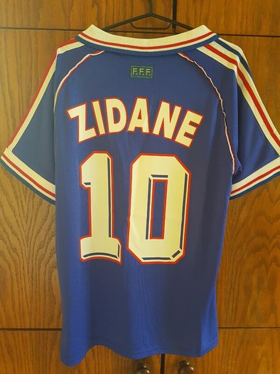 France 1998 World Cup Final Shirt - Zidane #10 - Size M