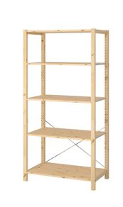 IKEA shelving unit, pine
