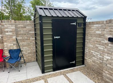 6ft x 4ft Steel Shed