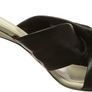 HUGO BOSS Women's Tonic Twistedmule-n Pumps 50470715, Black 37.5 EU, 4.5 UK Image 4
