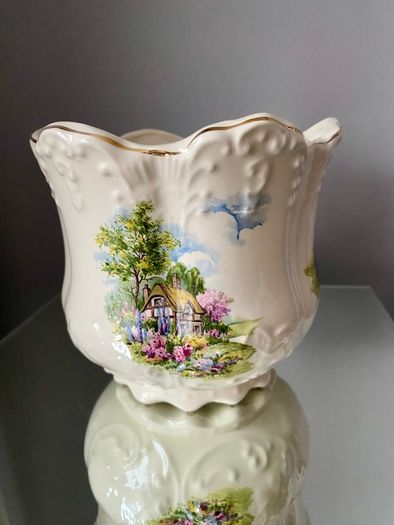 Beautiful  Large Floral Planter