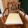 Edwardian Oval Dining Table and 6 chairs Image 3