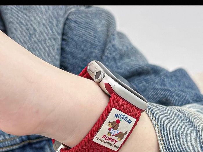 Apple Watch Braided Band (Red)