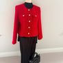 Lisa & Co Wool Jacket Red Image 3