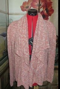October Woman Waterfall Cardigan , Size L (UK 18/20) , Perfect Condition