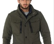Men's Coat Schott Field Kaki