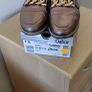 Gabor Comfort Bronze Metallic Leather Chain Loafers Size UK 7 Image 2