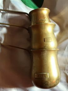 vintage copper measuring pot's