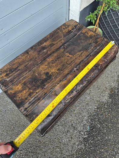 Vintage Metal Chest Trunk Box